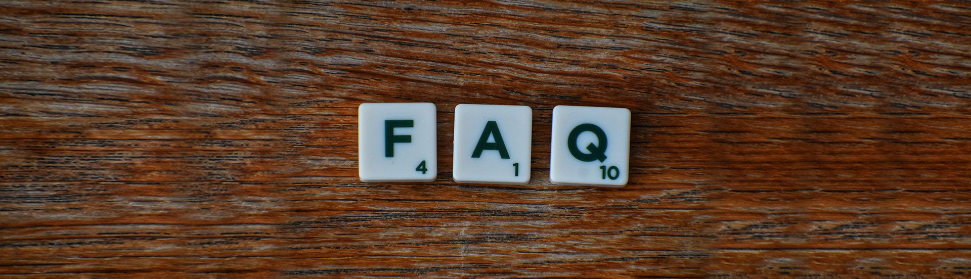 FAQs banner image